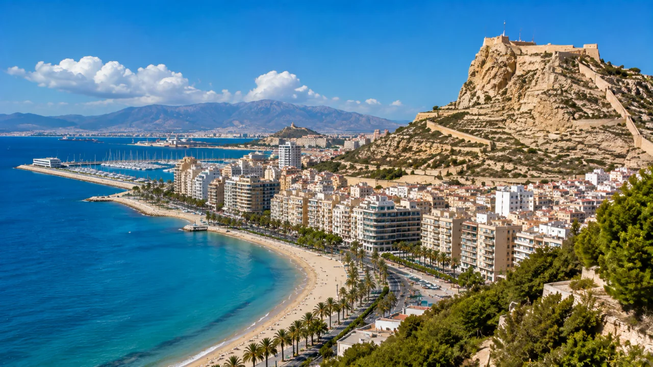 Almería city and Mediterranean coast