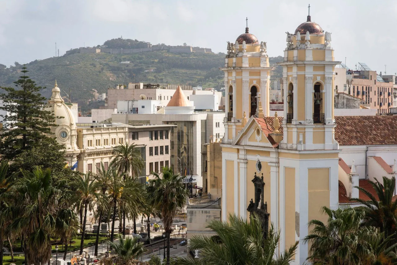Ceuta historic waterfront and Mediterranean scenery