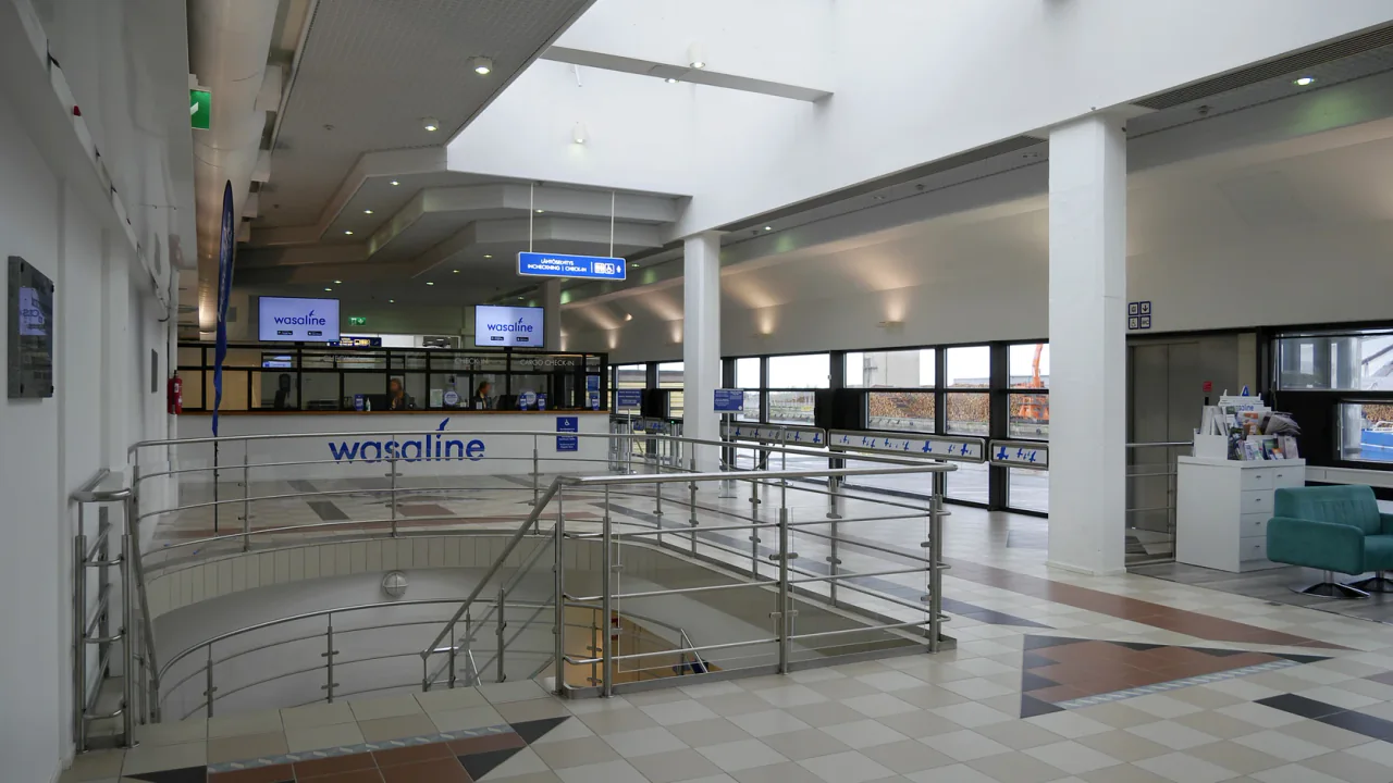 Wasaline passenger terminal in Vaasa, Finland