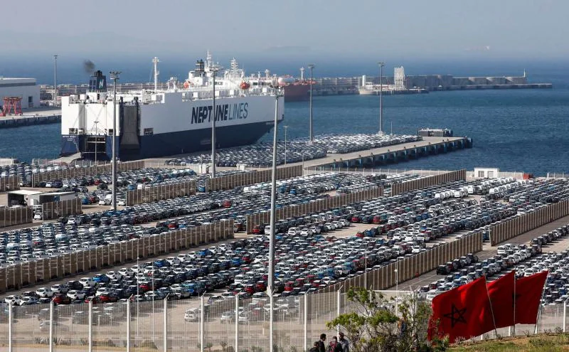 Tangier Med ferry terminal and port infrastructure