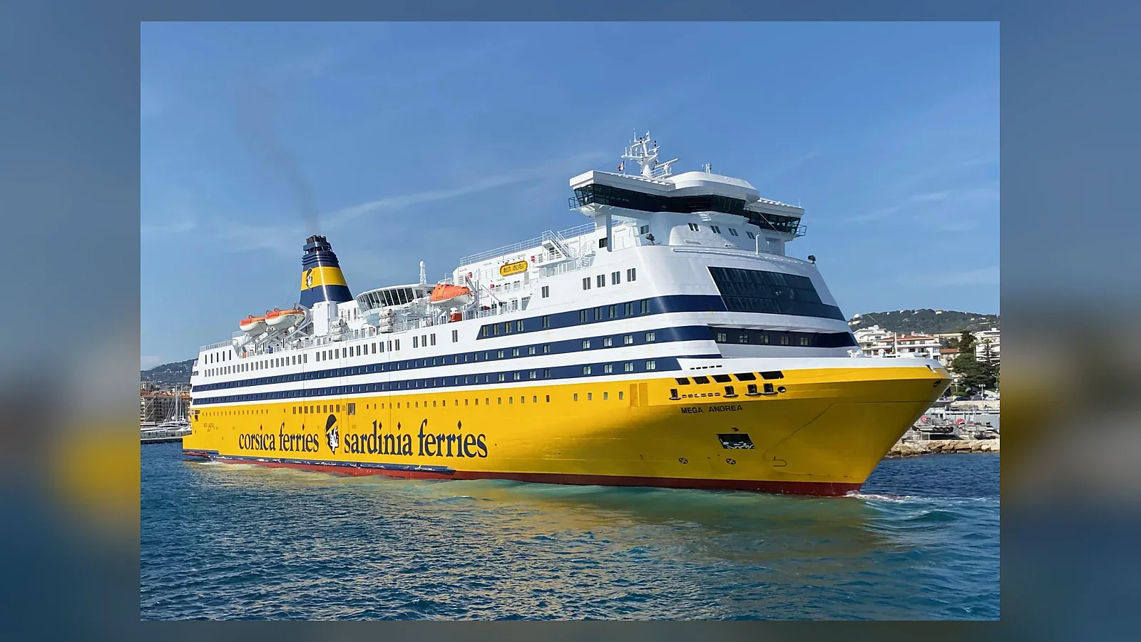 Corsica Ferries ferry serving Ajaccio to Porto Torres