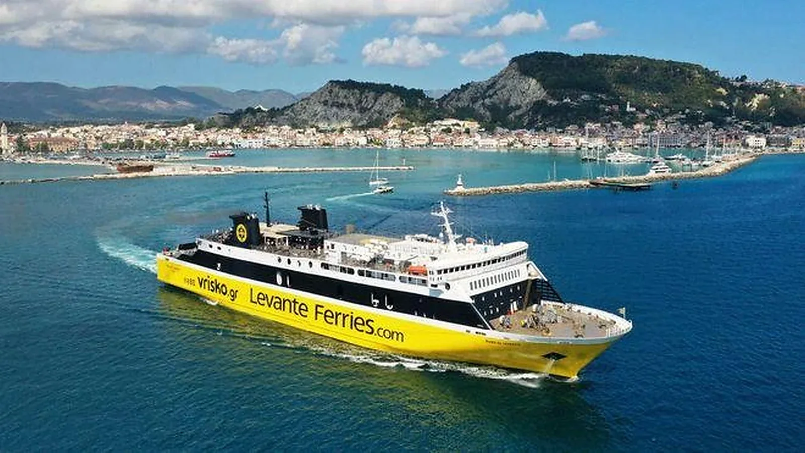 Levante Ferries passenger and vehicle ferry in the Ionian Sea