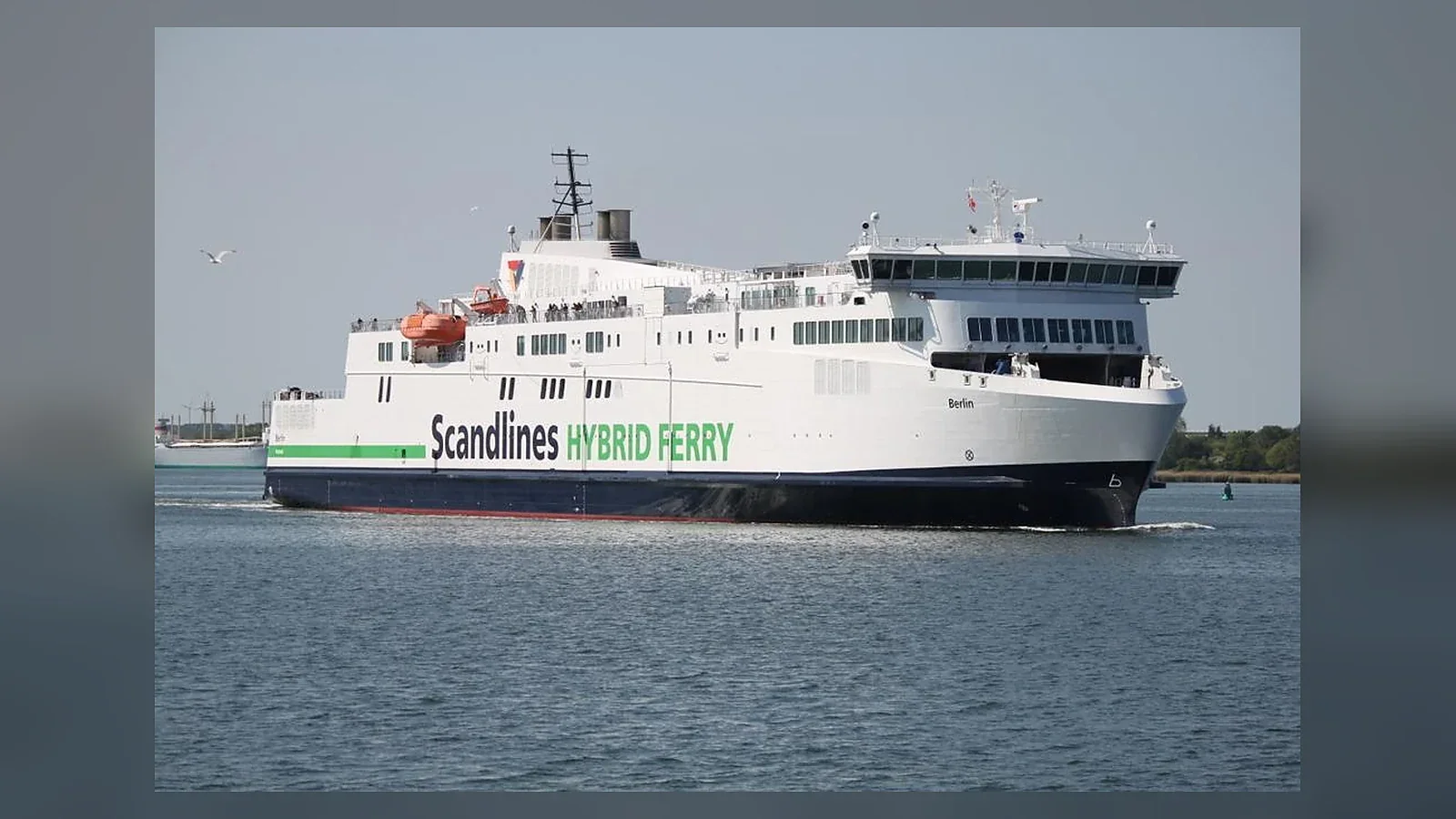 Scandlines passenger and vehicle ferry serving Germany and Denmark