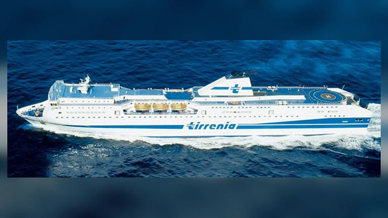Tirrenia passenger and vehicle ferry