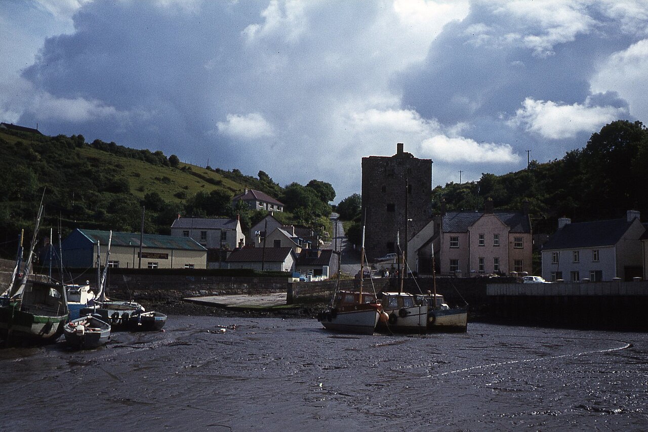 Ballyhack Harbour and castle