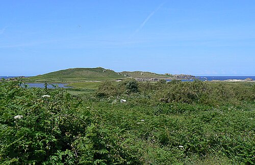 Bryher Great Pool and beyond