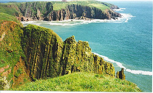 South Coast of Caldey Island.