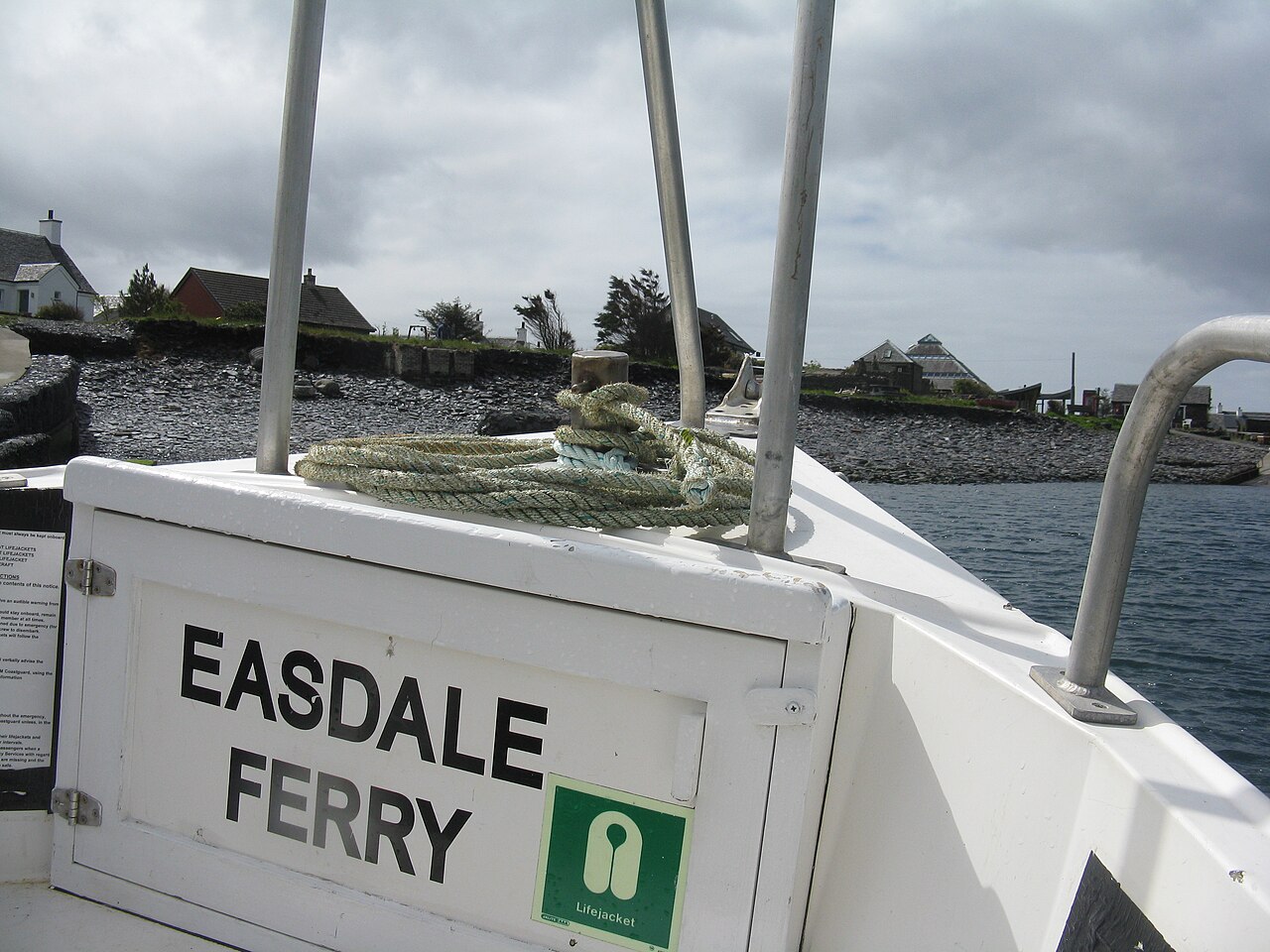 On the Easdale ferry