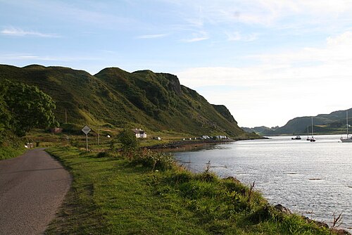 Heading for the Kerrera Ferry jetty on Gallanach Road, Oban