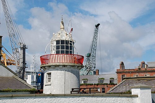 Old lighthouse, Greenore harbour