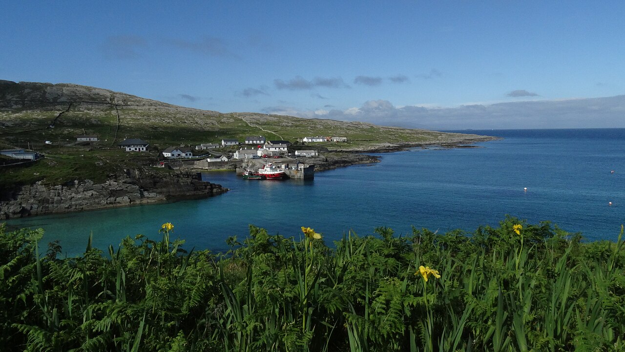 Inishturk - Harbour ^ main village
