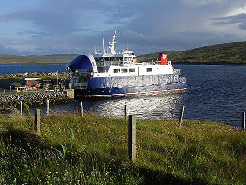 Whalsay Ferry at Laxo Ferry Terminal