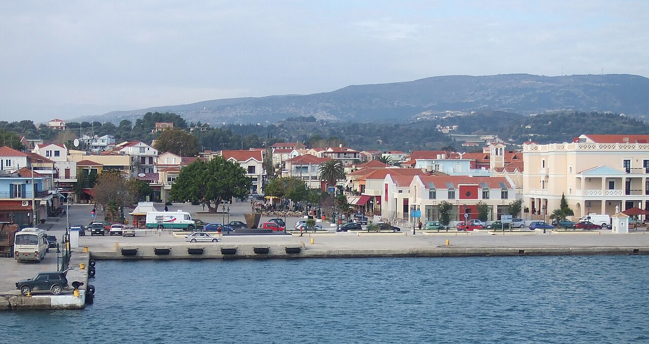 Lixouri town square, Kefalonia