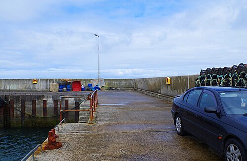 End of pier, Magheraroaty-Machaire Rabhartaigh, Co. Donegal