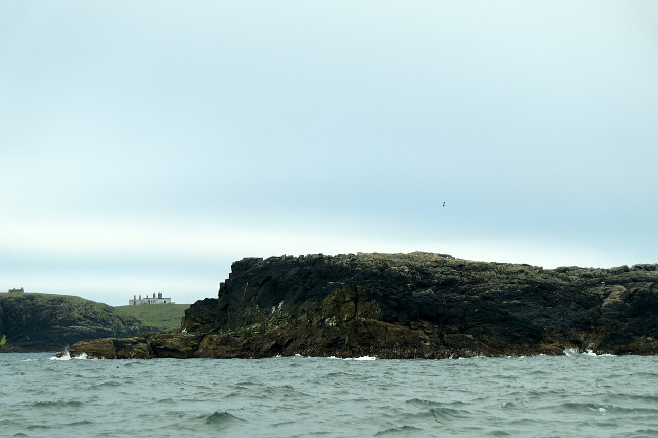 Approaching Out Skerries from the north