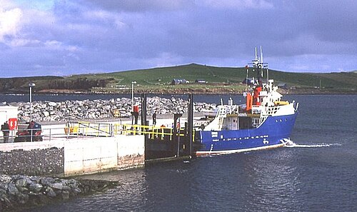 Papa Stour pier