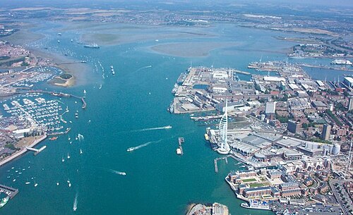 Aerial View - Portsmouth Harbour