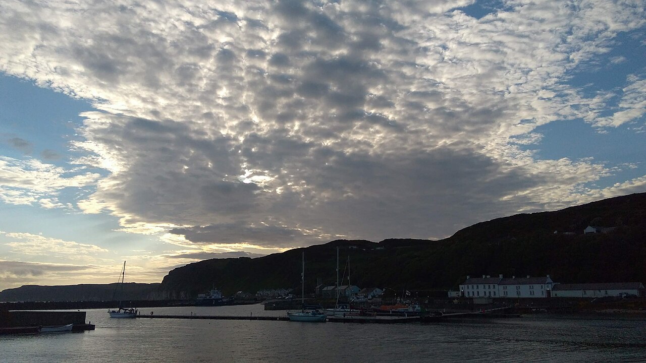 Rathlin Island Harbour and Manor House