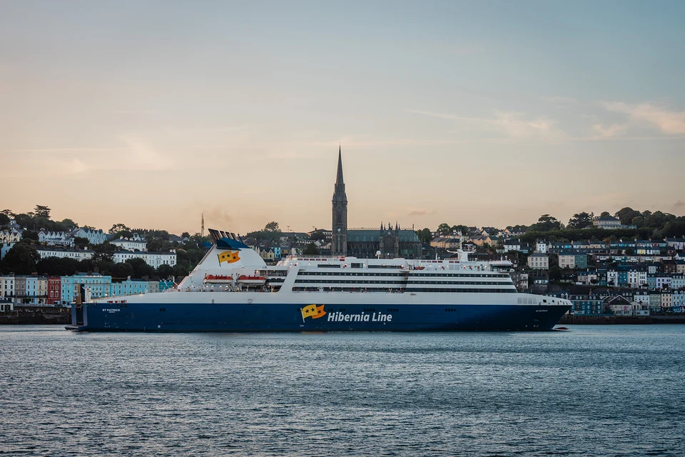 Hibernia Line ferry at Ringaskiddy