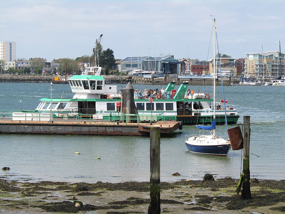 Gosport passenger ferries at the landing