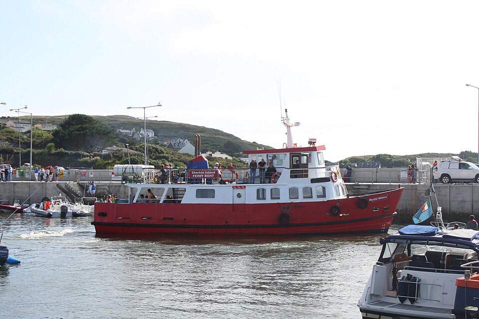 Sherkin Island ferry at Baltimore Harbour