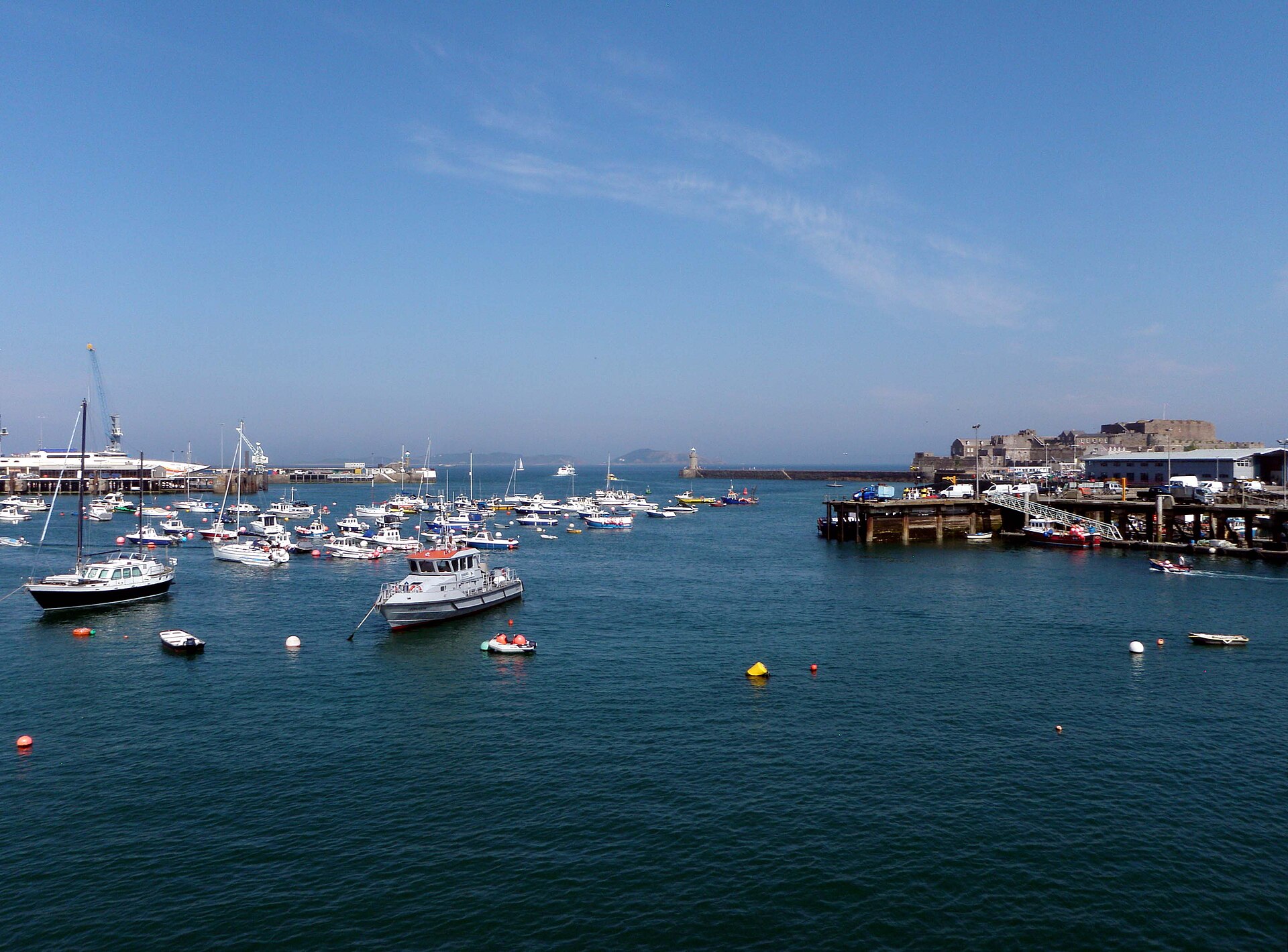 Saint Peter Port Harbour, Guernsey, in 2014