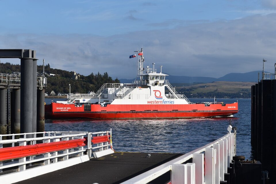 Western Ferries vessel Sound of Seil near Hunters Quay
